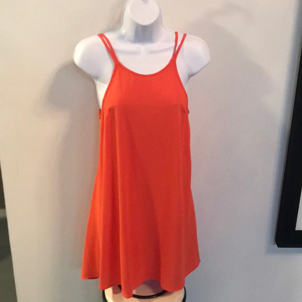 Orange summer dress- never worn